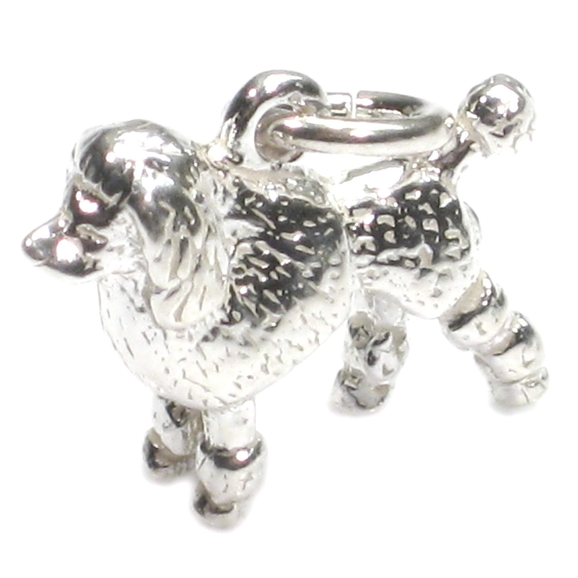 Maldon Jewellery Poodle Dog sterling silver charm .925 x 1 Dogs Poodles charms