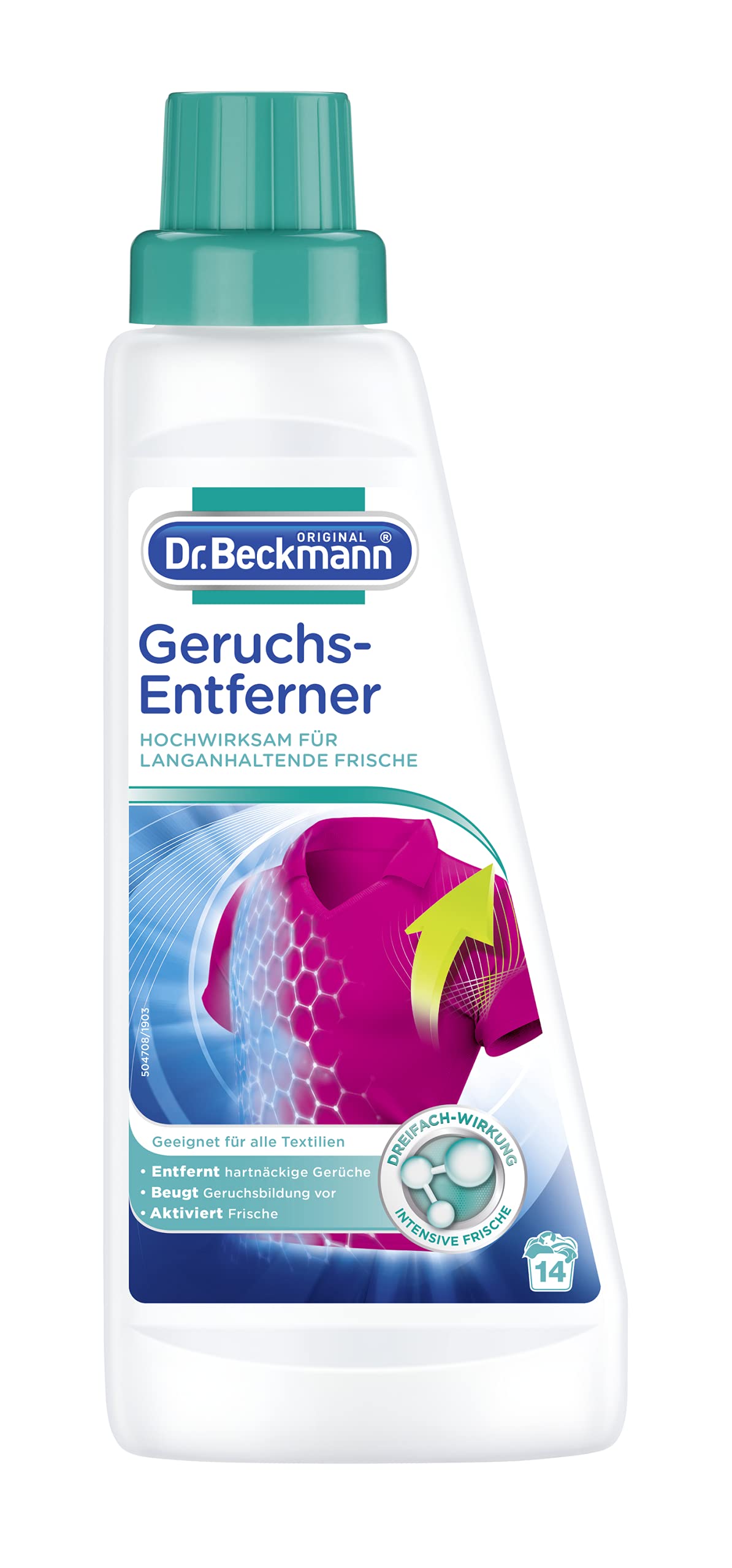 Dr. Beckmann Geruchsentferner | entfernt hartnäckige Gerüche fasertief | aktiviert Frische | mit angenehmen Duft | 1x 500 ml 4