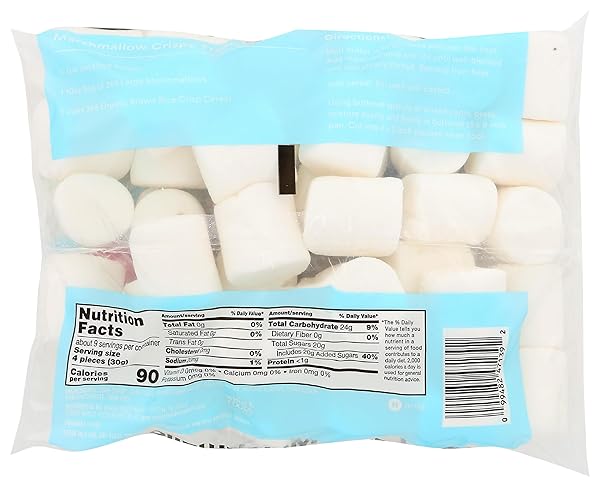 365 BY WHOLE FOODS MARKET, LARGE MARSHMALLOWS, 10 OUNCE