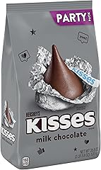 HERSHEY'S KISSES Milk Chocolate, Valentine's Day Candy Party Pack, 35.8 oz