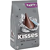 HERSHEY'S KISSES Milk Chocolate Candy, Gluten Free, Individually Wrapped, 35.8 oz Bulk Party Pack
