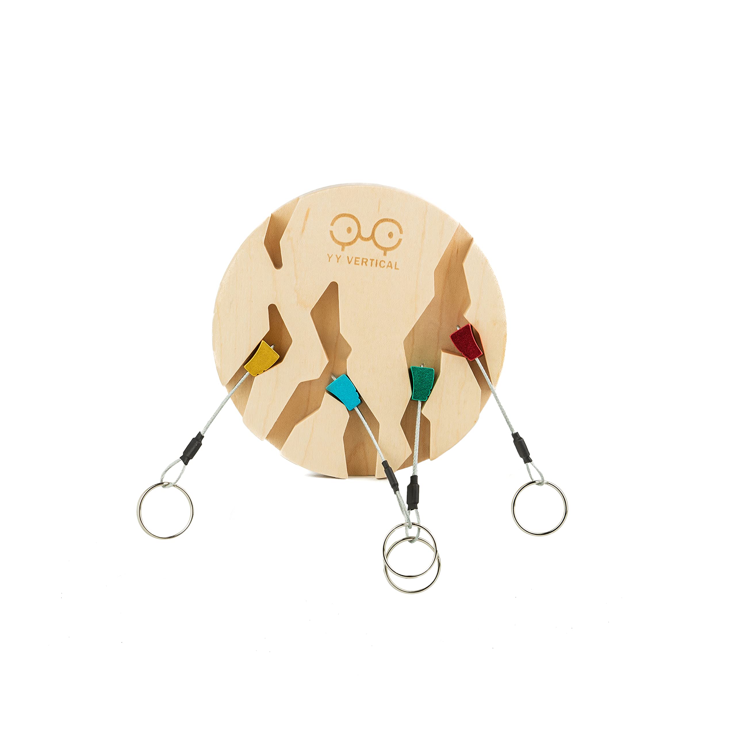 YY Vertical Wall Mounted Key Ring with Blockers