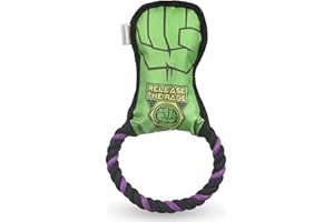 Marvel Comics for Pets The Incredible Hulk Rope Dog Toy | Rope Dog Hulk Toy Great for Tug of War for All Dogs Dog Toy Officially Licensed Comics | Marvel Dog Toys, Dog Hulk Toy, Pull Rope Toy for Dogs