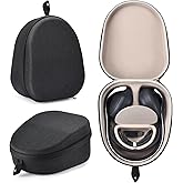 Headphones Case for Sony Pulse Elite Wireless Headset Storage Case for Sony Headset Wireless Easy to Carry Portable Headset Travel Bag (Black)