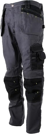 STANLEY Huntsville PolyCotton Utility Cargo Work Trouser Grey W32/L31 view 4