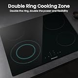 Hisense E6422SC Built-in 60cm Electric Ceramic Hob with Child Lock view 6