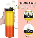 OLDLEY 1L Stainless Steel Water Bottle with 3 Lids Vacuum Insulated view 5