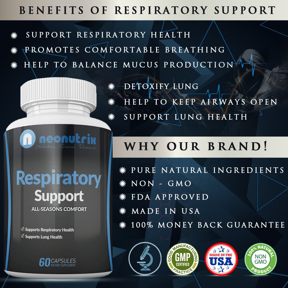 Lung Detox Cleanse Supplement for Bronchial Wellness & Natural