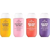 Sol de Janeiro Scent Your Shower Travel Size Quad | Benefit Packed Body Wash Discovery Set | Brazilian Play, Beija Flor, Bom Dia, Delicia Drench | 3 fl oz.