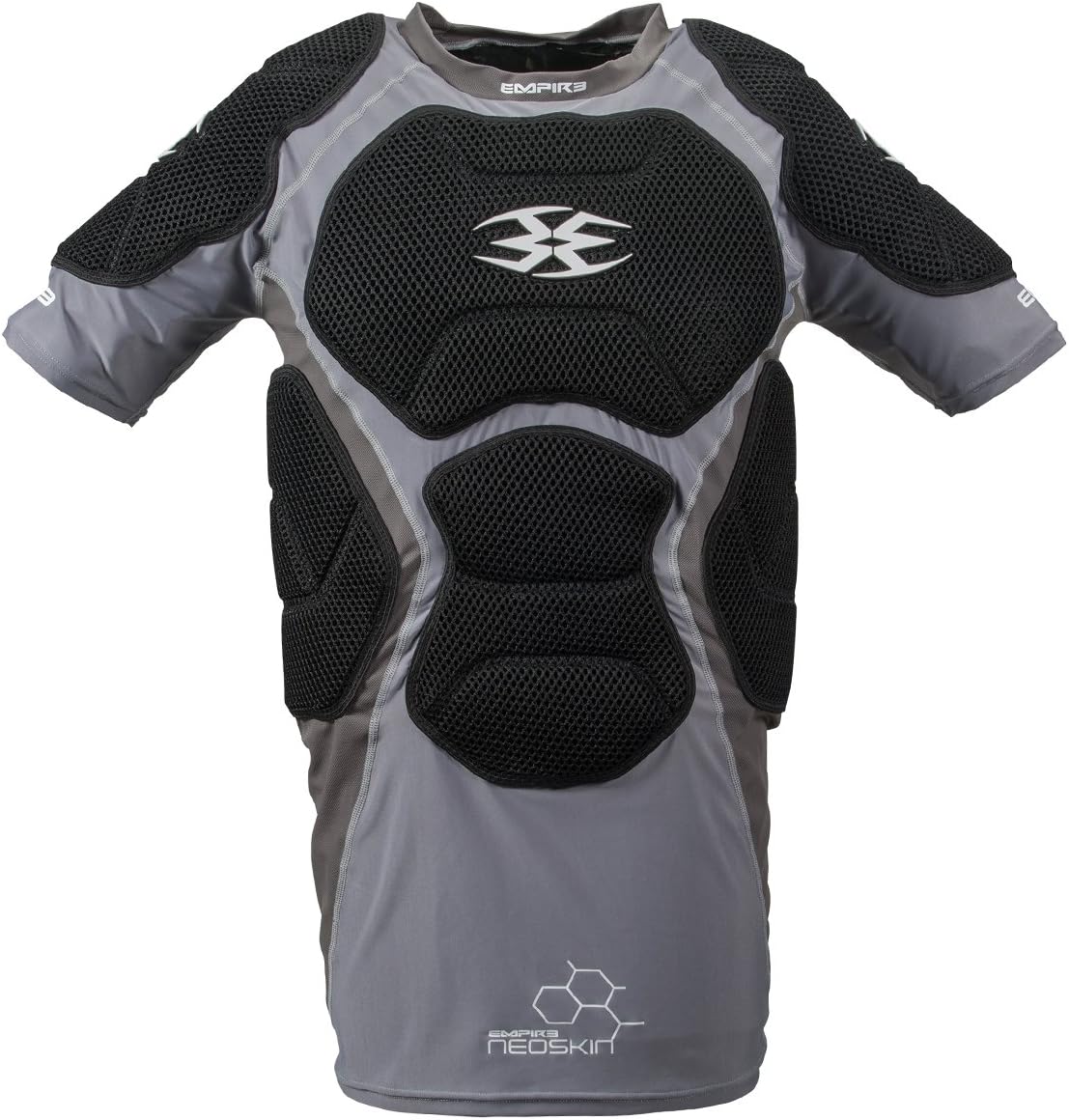 Empire Paintball Neoskin Chest Protector - Black/Grey - Small/Medium : Sports & Outdoors