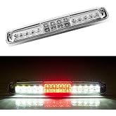 Cxdar Third 3rd Brake Light, LED High Mount Stop Light for 1999-2006 Chevy Silverado/GMC Sierra 1500 2500 3500HD, 2007 Silverado/Sierra Classic Model, Rear Center Cab Roof Tail Cargo Lamp, Smoke Lens
