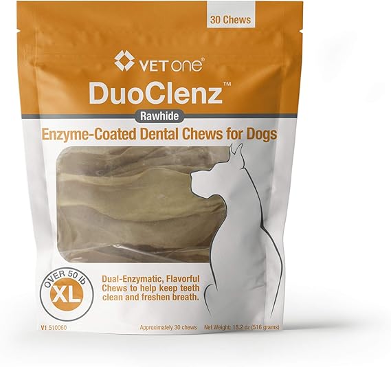 VetOne DuoClenz EnzymeCoated Dental Chews XLarge (30 Count) Amazon.ca