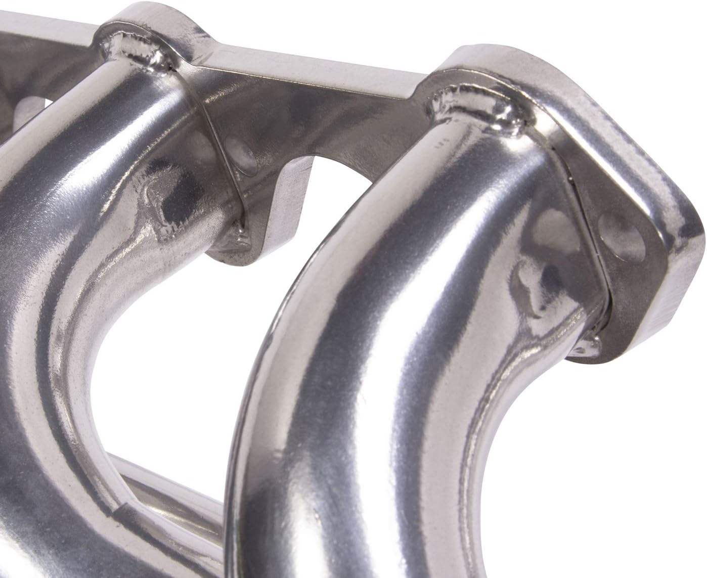 BBK 15690 1-3/4" Long Tube Full Length High Flow Performance Exhaust Headers for Ford Mustang 302 to 351 Swap Fit With C-4 or C-6 Trans - Polished Silver Ceramic Finish