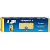 De Cecco Thin Spaghetti, Number 11, 16 oz - Pack of 5