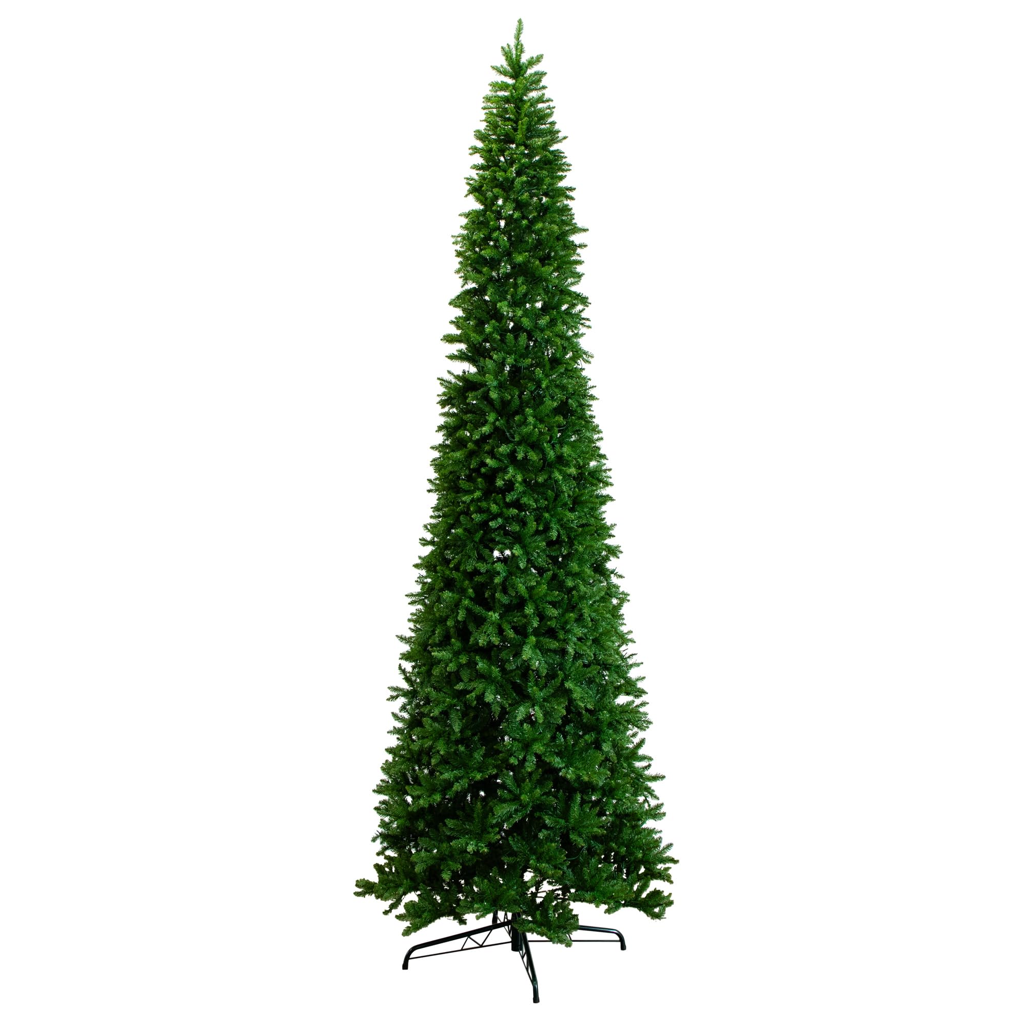 Photo 1 of *PARTIAL SET*
Nearly Natural 15ft. Artificial Slim Green Mountain Pine Christmas Tree with 1900 Warm White LED Lights and 5460 Branches