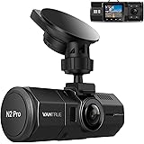 Vantrue N2 Pro Uber Dual 1080P Dash Cam, 2.5K 1440P Front Dash Cam, Front and Inside Car Dash Camera with Infrared Night Visi