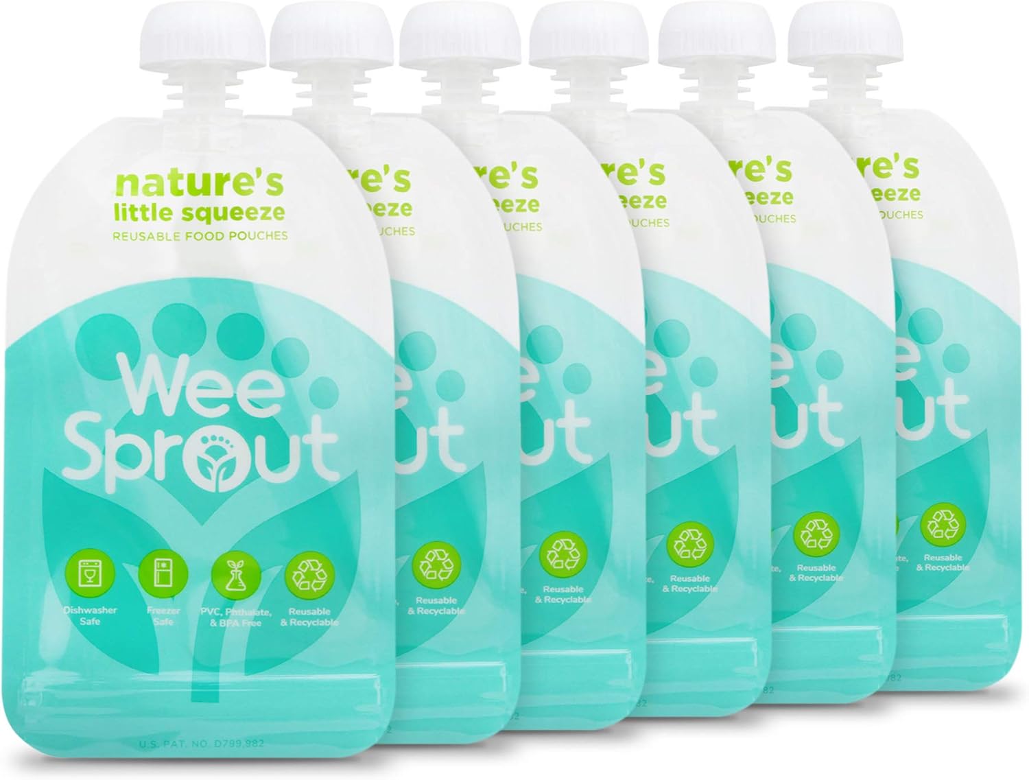 weesprout reusable food pouches