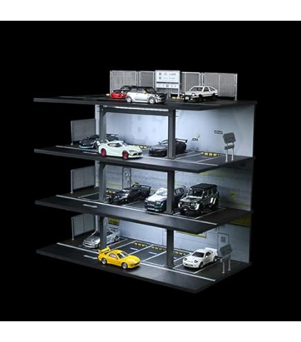 Malamfans 1/64 for Hot Wheels Japanese Style Parking Scene Display