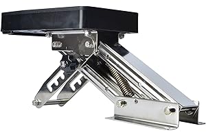 Amarine Made Outboard Kicker Motor Bracket for Boat, 25hp, Auxilary Trolling Motor Mount, Outboard Mounting Bracket