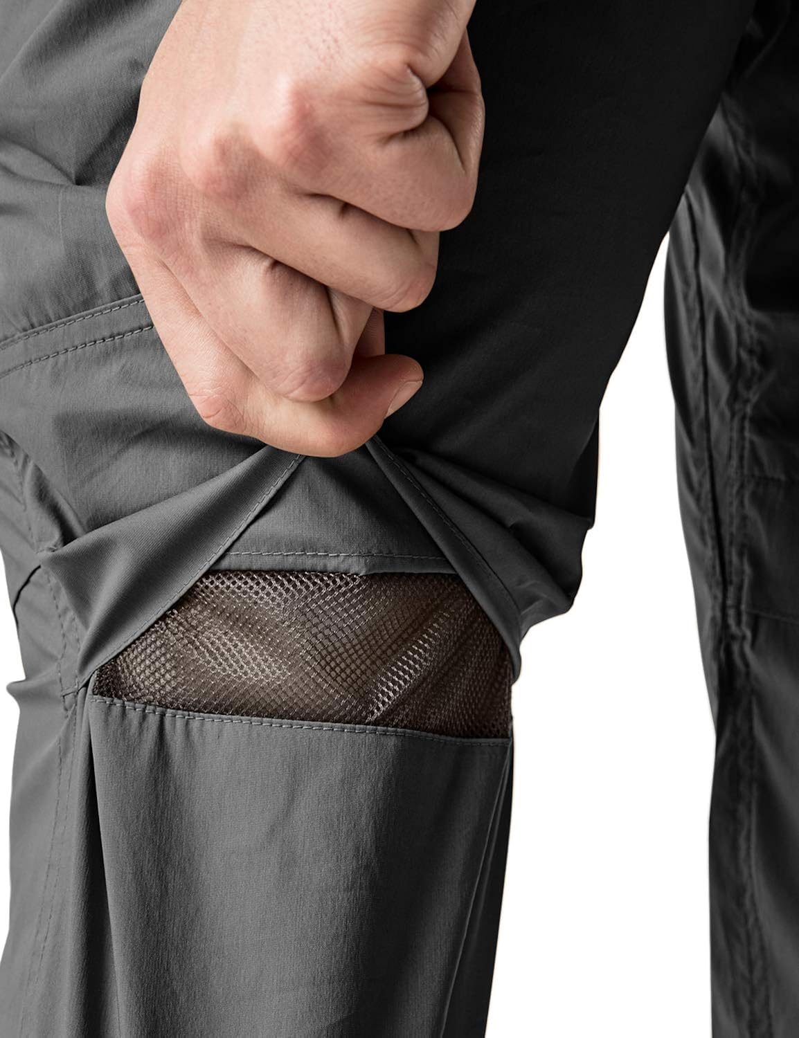 CQR Men's Hiking Pants, Water Repellent Outdoor Pants, Lightweight Stretch Cargo/Straight Work Pants, UPF 50+ Outdoor Apparel: Clothing
