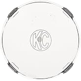 KC HiLiTES 7207 6" Clear Acrylic Light Cover - Set of 2