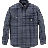Carhartt Men's Fort Loose Ls Plaid Shirt