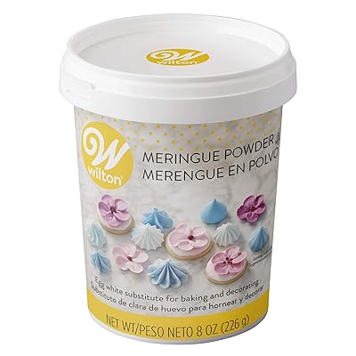 Wilton Meringue Powder Egg White Substitute, 8 oz
