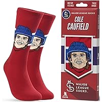 Major League Socks - NHL MONTREAL CANADIENS - Various Players - Hockey Fan Holiday Gift Unisex Apparel (Size 7-13)