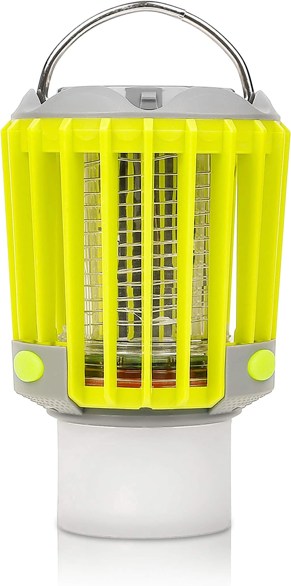 Camp Smart Bug Zapper with LED Flashlight and Lantern. 3-in-1 Rechargeable Mosquito Killer Lamp, Waterproof Handy Portable Compact Gear. Outdoors, Indoors, Camping, Hiking, Fishing, Traveling, Picnics
