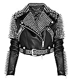 Womens Brando Rock Punk Jacket Britney Spikes