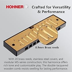 Hohner Marine Band 1896 Harmonica - Key of C Bundle