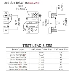 T Tocas Hi-Amp T3 3/8" Studs 250 Amp Circuit
