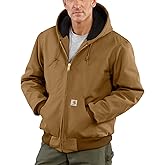 Carhartt mens Loose Fit Firm Duck Insulated Flannel-lined Active Jacket