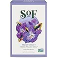South Of France Natural Body Care Triple Milled Large 6OZ Bar Soap (Violet Bouquet, 1 Bar)