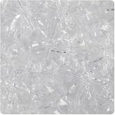 BeadTin Crystal Transparent 25mm Sunburst Craft Beads (80pcs)