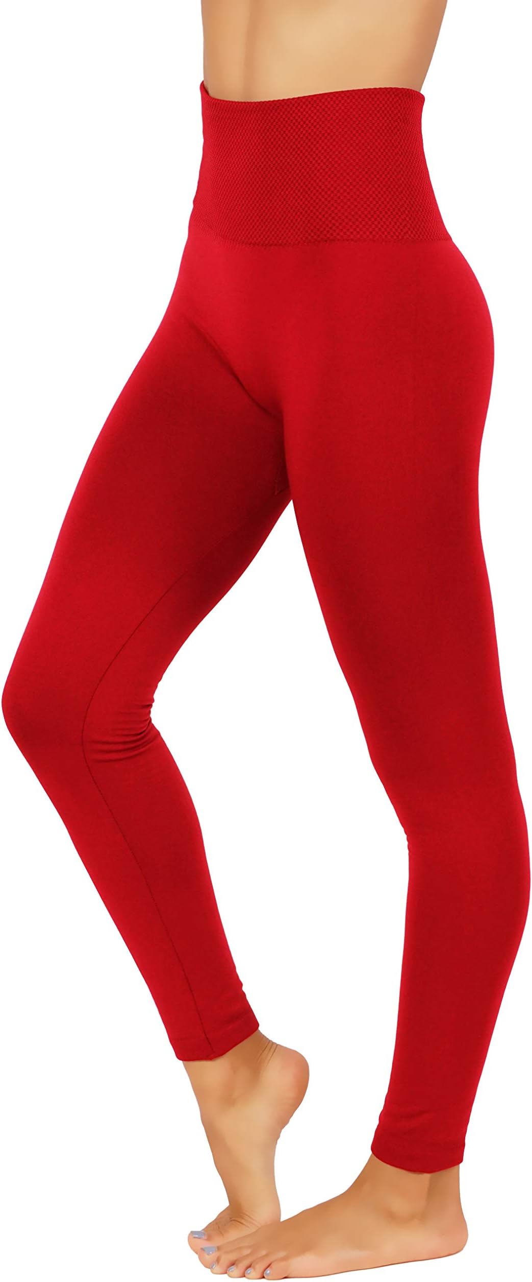 Fit Division Women`s Pants Buttery Soft Fleece Leggings High Waist Winter