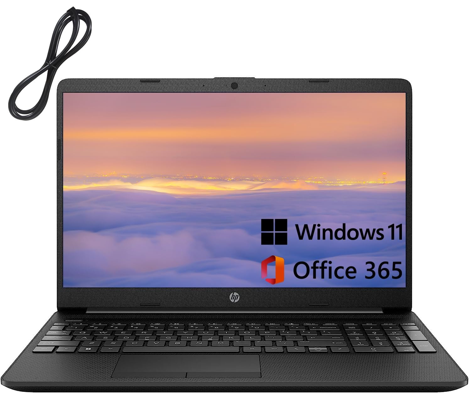 HP 15 15.6" Laptop Computer, Intel Pentium Silver