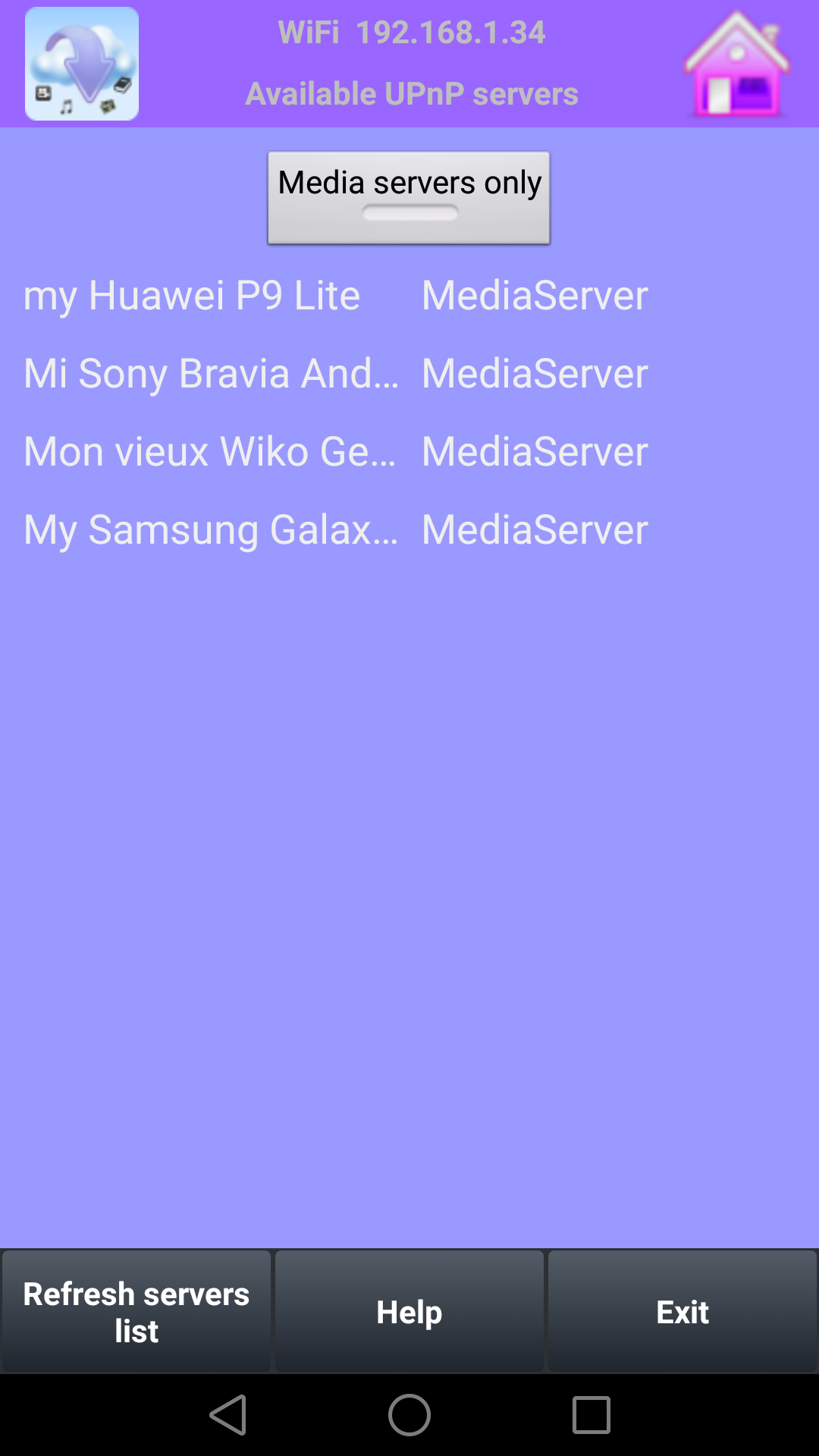 export-it, UPnP and HTTP server & client