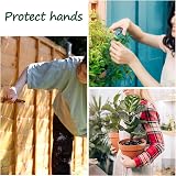 Grantop Gardening Gloves for Women 2 Pairs Floral Non-Slip Elastic Cuffs view 7