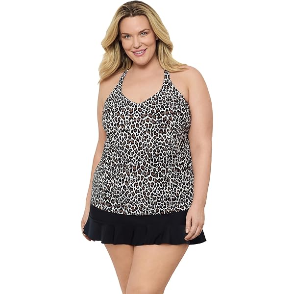 Aqua Green Womens Y-back Tankini Tops 10 Best Apron Back Tankini