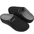 ERGOfoot Arch Support Slippers - Comfortable Indoor Outdoor House Clogs for Women and Men - Grey
