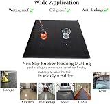 Tonchean Garage Floor Mat 1x5m Rubber Roll Non-slip Waterproof Checker Plate view 4