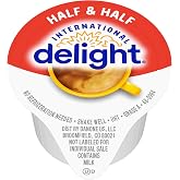 International Delight Half &amp; Half Creamer Singles, 384 Count | Shelf-Stable, Pre-Portioned Single-Serve Pods, No Refrigeration Needed, Gluten-Free, Easy for Home or Office
