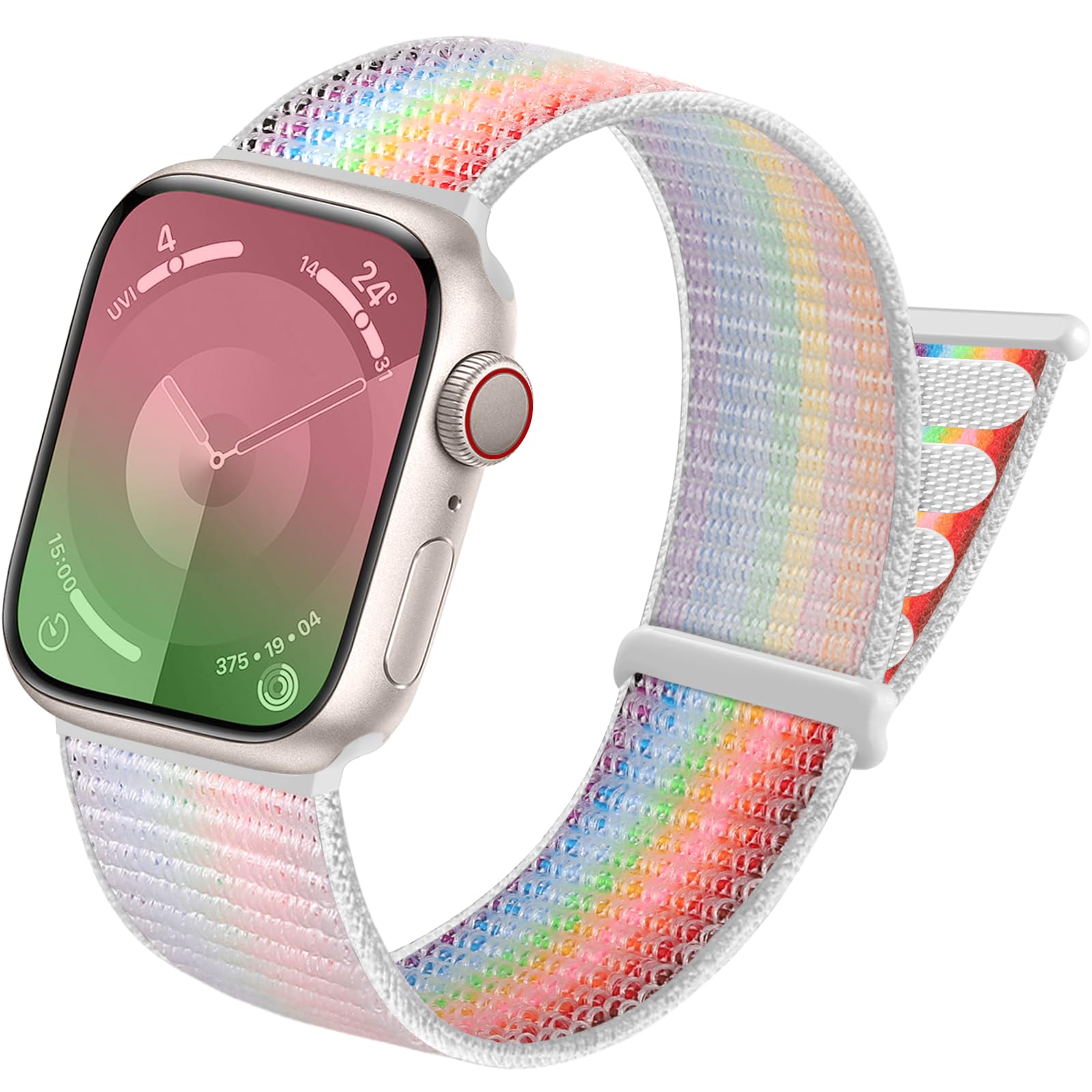 DGege Sport Loop Band Compatible with Apple Watch Bands 38mm 40mm 41mm 42mm 44mm 46mm 45mm 49mm for Men Women,Stretch Adjustable Braided Nylon Straps for iWatch Series 11/10/9/8/7/6/5/4/3/2/1/SE/Ultra