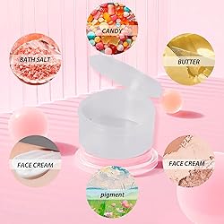ZFYOUNG 150pcs plastic cosmetic jar 7g/7ml clear