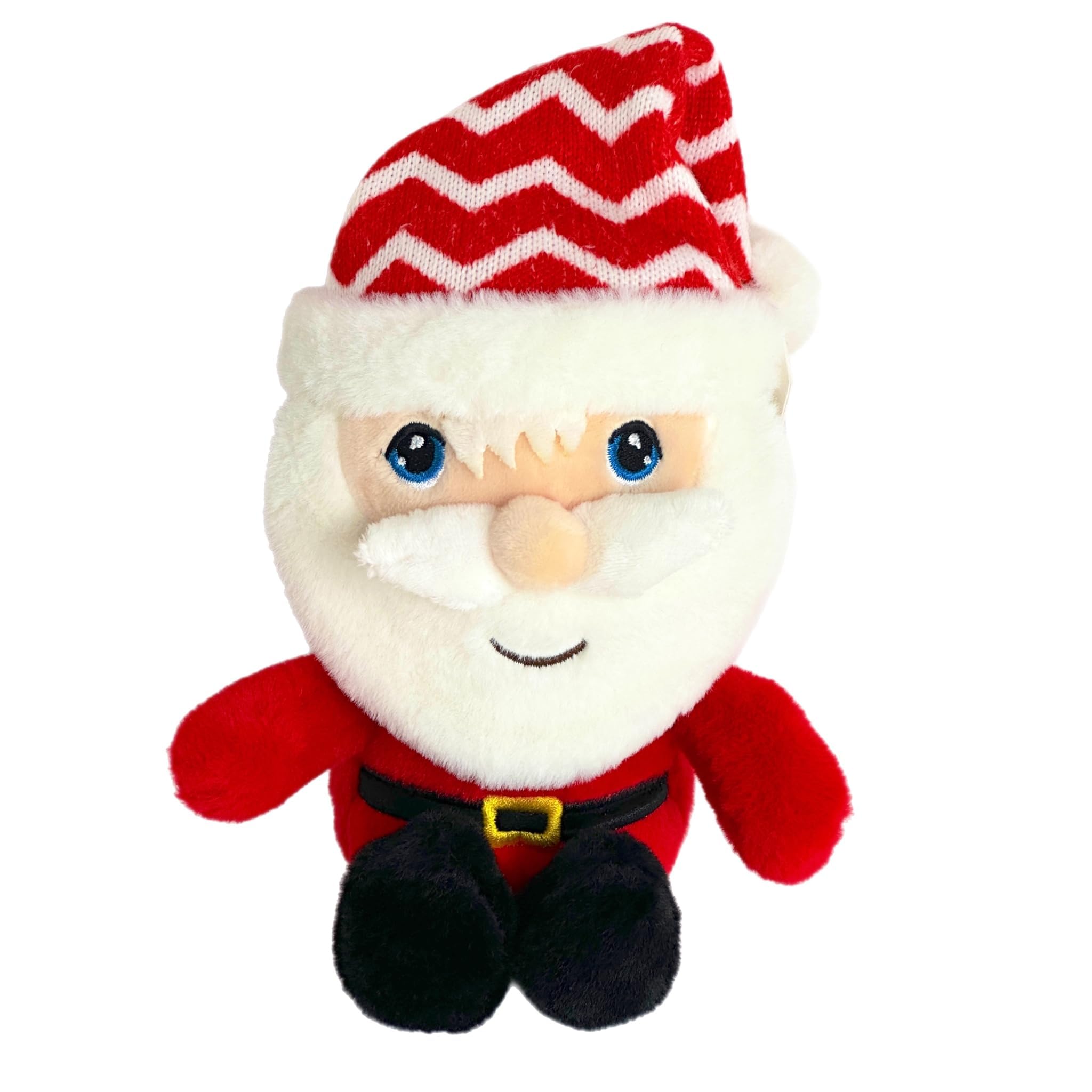Deluxe Paws Christmas Beanie Pals Plush Soft Toys Eco-Friendly 100% Recycled (Santa)