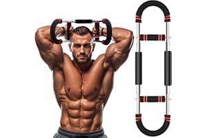 Twister Arm Trainer, Chest Workout Equipment, 66-110lb Three-Level Adjustable Forearm Strengthener, Portable Fitness Exercise