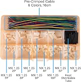 DORHEA 1.25mm Connector Plug Kit Pre-Crimped Cable 2-12 Pin JST GH Molex RC view 2