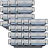 Gbbazu Razor Blades for Men, Mens Blade Refills, Manual Men's Refills Razors Precision Cut Blades, Professional with Dual Lubrication, Designed An Extra Close Shave (28Pcs)