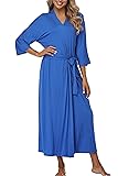 Womens Soft Long Kimono Robes Lightweight Full